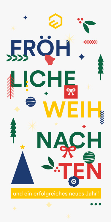Weihnachtskarte Seite 1